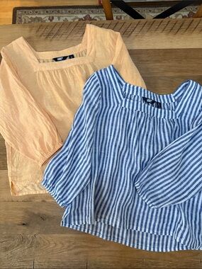 Lands End 100% Linen Tops - 2